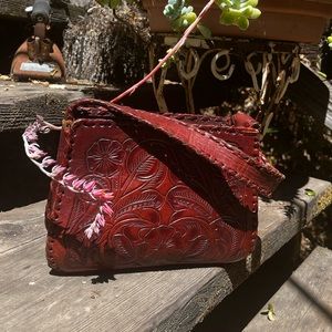 Tooled Leather Tote